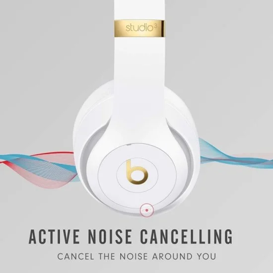 Beats Studio 3 Wireless Over-Ear Headphone - White